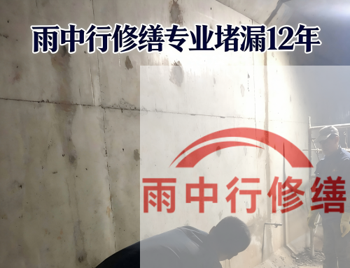 嘉兴某商场电梯井堵漏案例